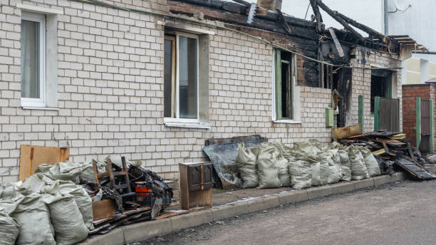 Professional Fire Damage Removal technician working in Austin, MN